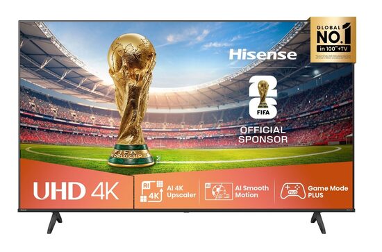 Televizors HISENSE, 55 collas, 4K, Ultra HD, Smart TV, Wi-Fi, Black (55A6Q)