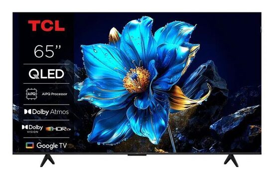 Televizors TCL, 65 collas, 4K, Ultra HD, Smart TV, QLED, Wi-Fi, Melns (65T69C)