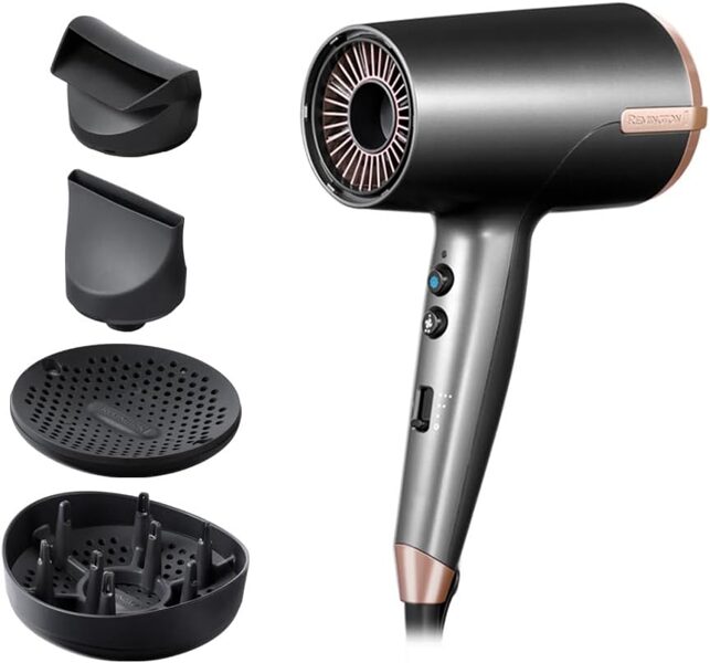 (New) Remington 2000W hair dryer and style D6077